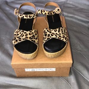Anthropologie Alice platform, size 10